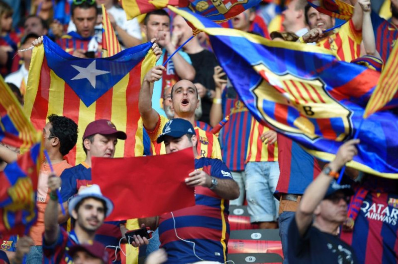 UEFA ierosina disciplinārlietu par Katalonijas karogu lietošanu Čempionu līgas finālā