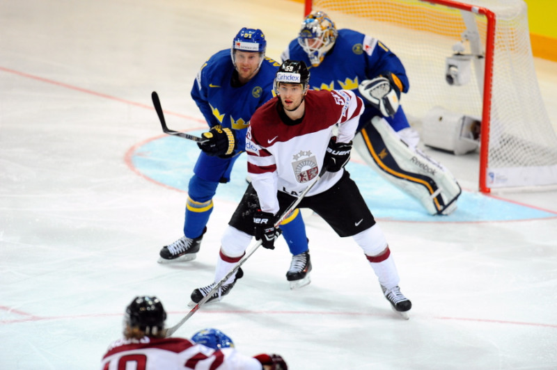 Latvijas izlase pasaules čempionātu uzsāks ar spēli pret Zviedriju