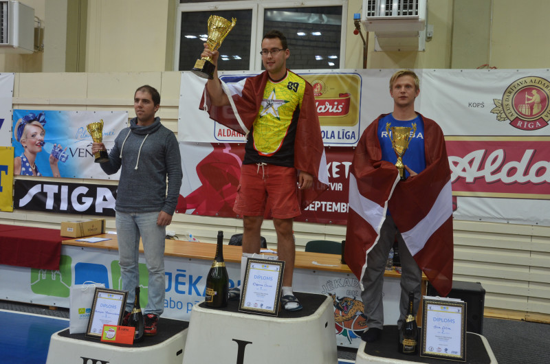 Latvia Open 2015 uzvarētājs Caics: "Šajā turnīrā nebiju labākais spēlētājs"