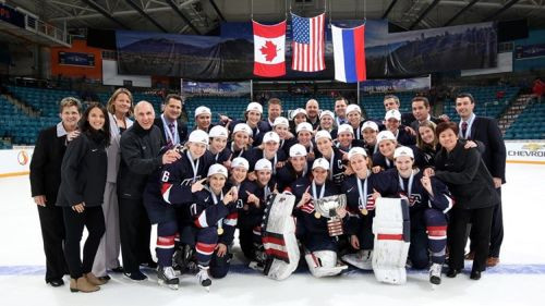 ASV sieviešu hokeja izlase kļūst par pasaules čempionēm