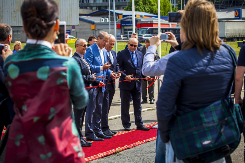 Svinīgi atklāj pirmo sertificēto heliportu Rīgā