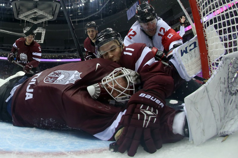 Latvija - Kanāda OS 2014 Soči