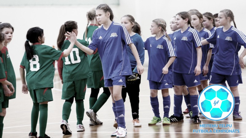 Latvijas meiteņu telpu futbola čempionātā dalībnieku rekordskaits