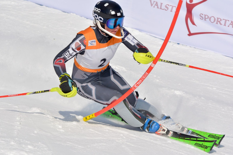 L.Gasūnai EK slalomā otrais labākais rezultāts karjerā