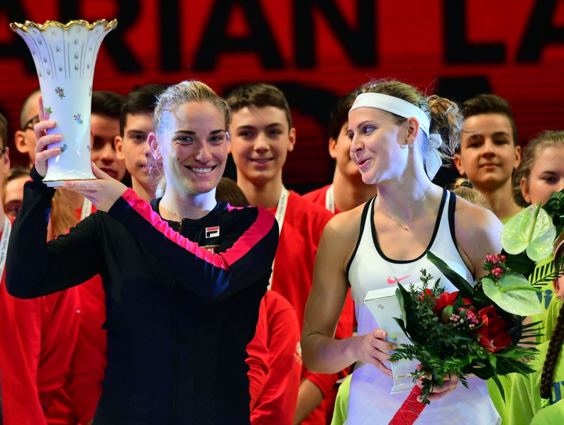 WTA teniss Budapeštā atgriežas ar ungārietes Babošas triumfu