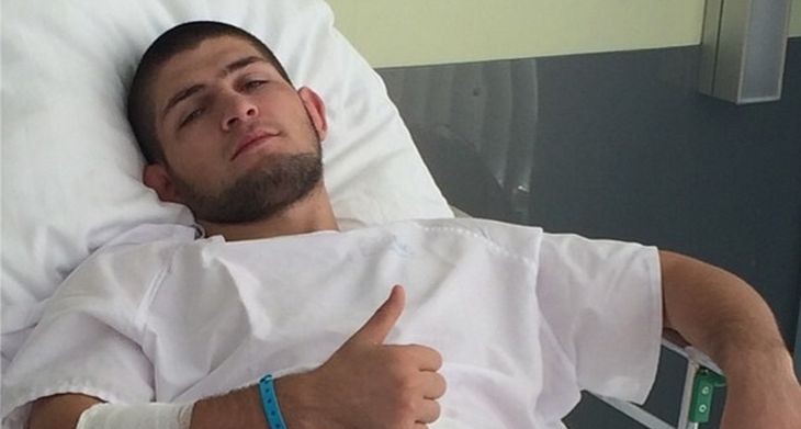 UFC cīkstonis Nurmagomedovs hospitalizēts, cīņa ar Fergusonu atcelta