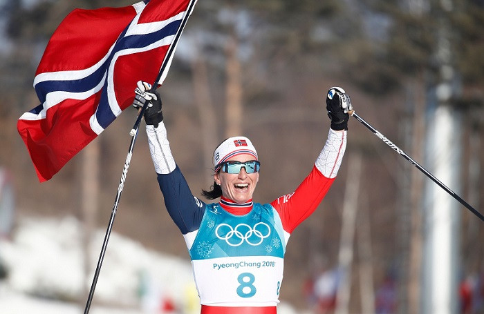 Ar Bjergenas triumfu 30 km slēpojumā noslēdzas olimpisko spēļu sacensības