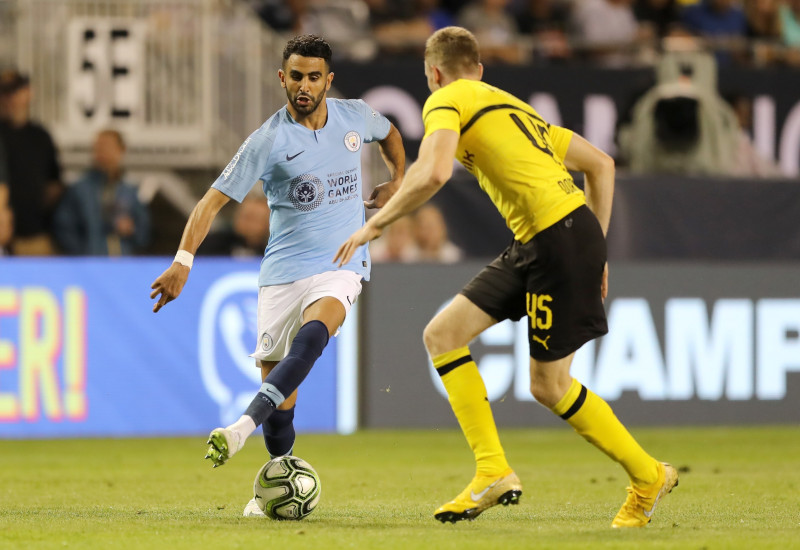 Mahrezs debitē "Manchester City", Dortmunde uzvar ar pendeli