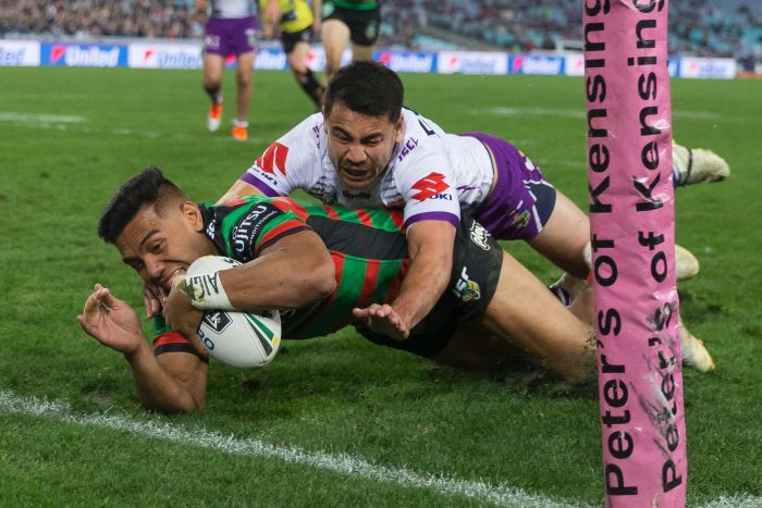 "Rabbitohs" uzvar NRL līderu duelī