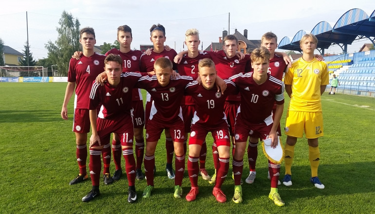 Latvijas U-17 izlase piekāpjas baltkrieviem