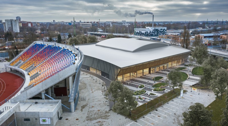 Beidzot uzsākta "Daugavas stadiona" ledus halles būvniecība