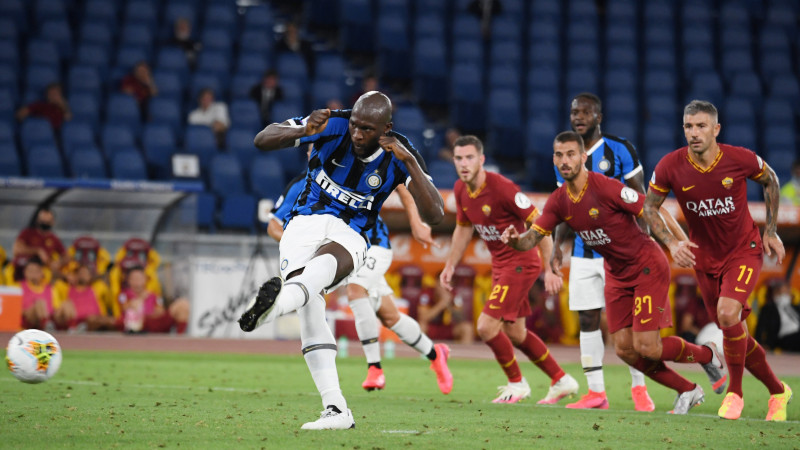 Lukaku gūst 21. vārtus A sērijas sezonā un izrauj "Inter" punktu Romā