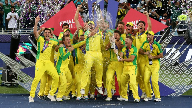 T20 kriketa PK noslēdzas ar austrāliešu uzvaru rezultatīvā finālā