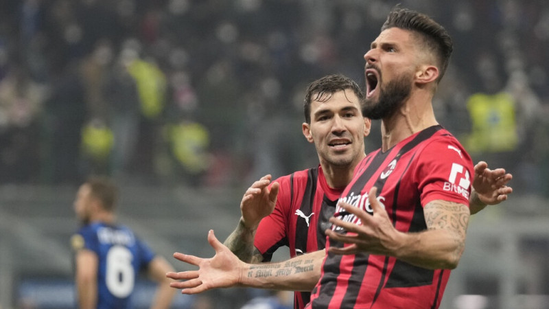Žirū dublis palīdz ''Milan'' atspēlēties un derbijā pieveikt ''Inter''