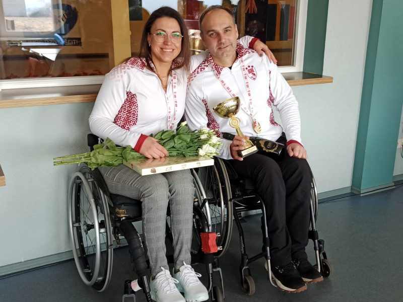 Latvijas čempioni ratiņkērlingā jauktajiem pāriem – Rožkova/Lasmans