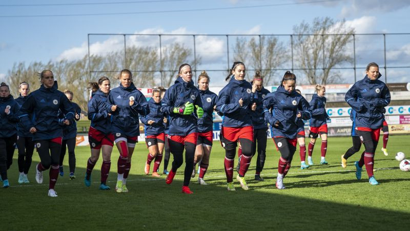 Sliktā laika dēļ atcelta Latvijas sieviešu izlases Pasaules kausa spēle