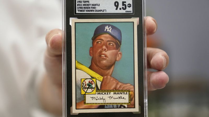 Dārgākais sporta kolekcionāru guvums - 12,6 miljonus vērta beisbola kartīte