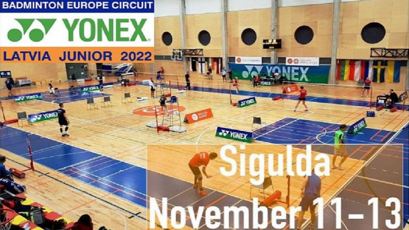 Rīt Siguldā sāksies Latvijā pirmais pasaules reitinga badmintona turnīrs junioriem