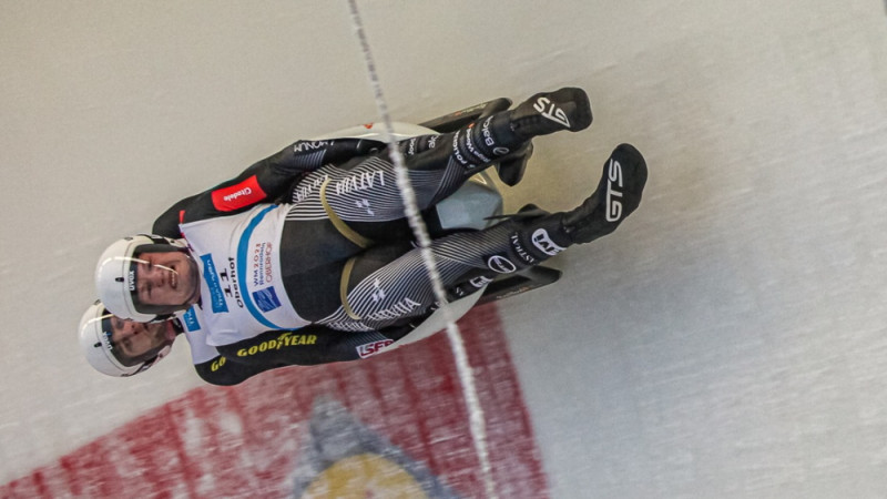Pasaules čempionātā Oberhofā Bota/Plūmes divnieks ieņem piekto vietu