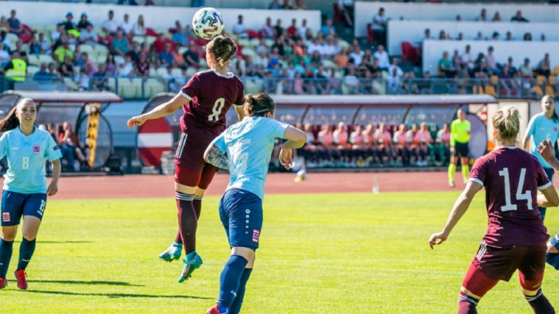 Sieviešu futbola izlase uzzina pretinieces pirmajā UEFA Nāciju līgas turnīrā
