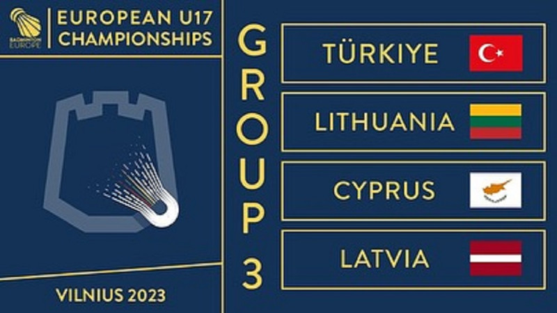 Izlozēti Latvijas pretinieki Eiropas U17 komandu čempionātā badmintonā un 2024. gada EČ komandām