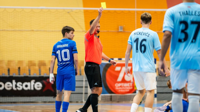 LFF Disciplinārlietu komiteja piespriež 150 eiro sodu "RFS Futsal" prezidentam
