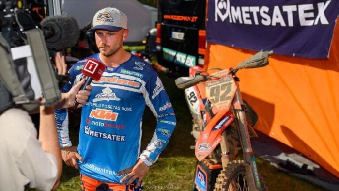 Latvijas MX1 klases čempions motokrosā Toms Macuks noslēdz karjeru