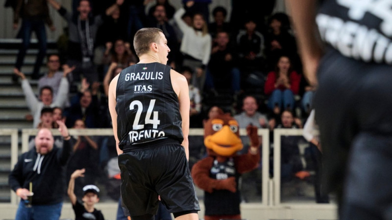 Gražuli novērtē kā kārtas labāko basketbolistu Itālijā