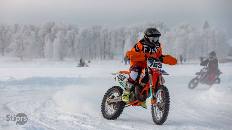 Sestdien Baltinavā ziemas motokrosa sezonas otrais posms