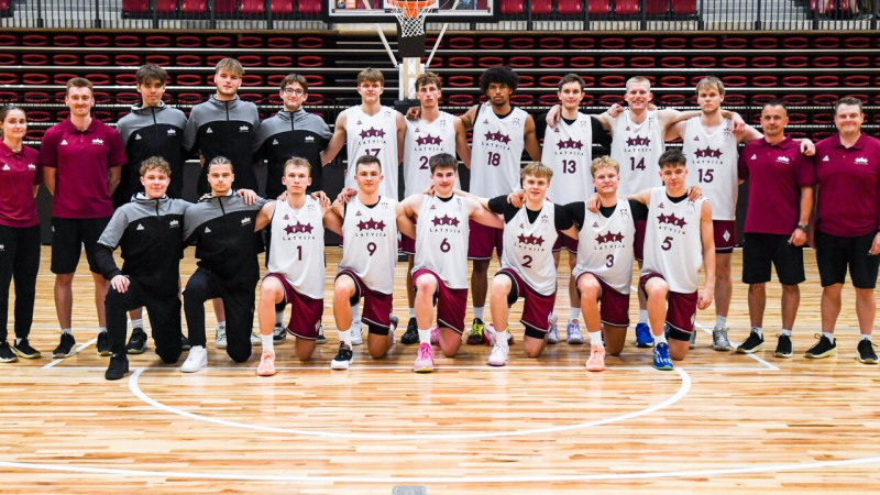 Latvijas U20 basketbolisti pārbaudē atzīst turku pārākumu
