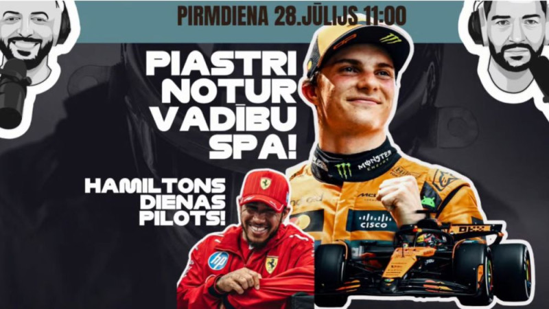 Klausītava | F1LV podkāsts: Pēc Beļģijas GP - Piastri notur uzvaru