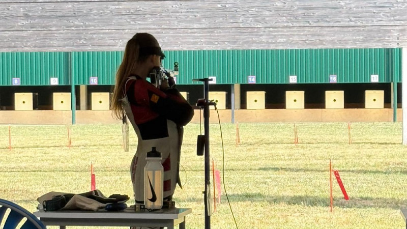 Tukiša par mata tiesu no fināla Eiropas čempionāta šaušanā juniorēm