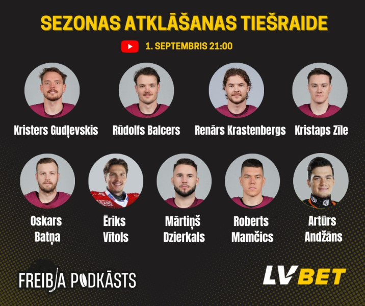 Klausītava | "Freibja podkāsts": Ciemos Gudļevskis, Balcers, Dzierkals un citi! Sezonas atklāšana
