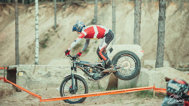 Triālā Stīveros pārtrūkst Ķīļa uzvaru sērija "Trial GP" klasē