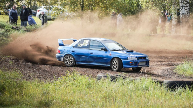 Autosprinta finālā pilnpiedziņas klasēs dominē "Subaru" tehnikas pārstāvji