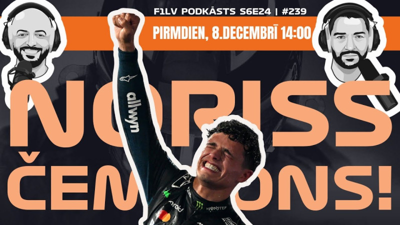 Klausītava | F1LV Podkāsts: pēc Abū Dabī GP - Noriss čempions!