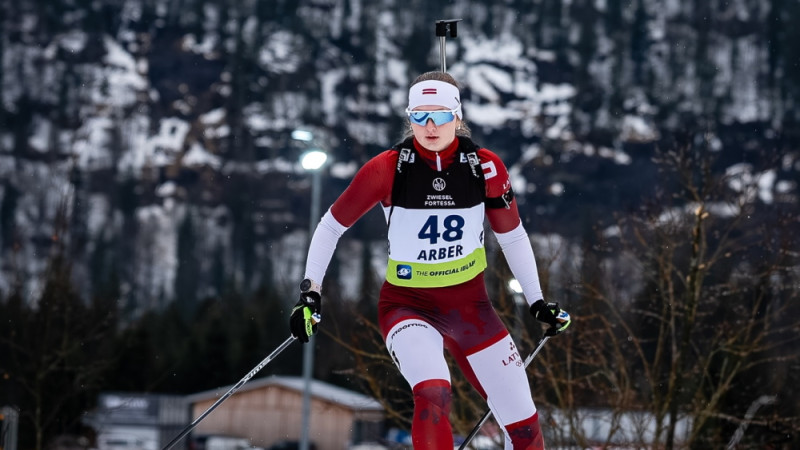 Latvijas jauniešiem pasaules čempionātā biatlonā 16. vieta jauktajā stafetē