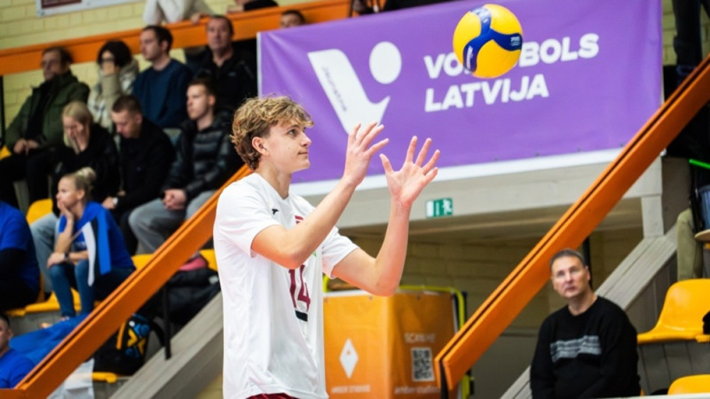 Latvijas U-18 izlases volejbolists Silavs nedēļas nogalē aizvadīs pirmo maču Itālijas U-17 čempionātā