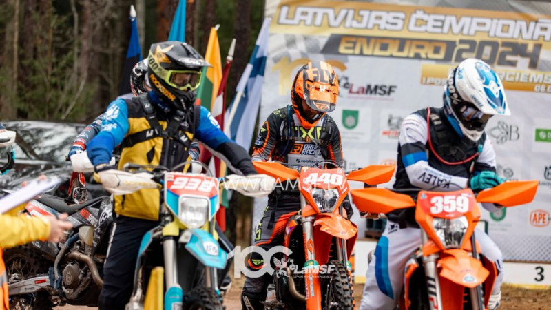 Sāksies cīņas par jauniem tituliem - enduro sezona startēs Ķesterciemā