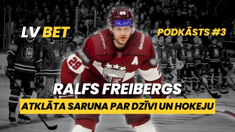 Klausītava | LVBet podkāsts: Latvijas hokejists Ralfs Freibergs