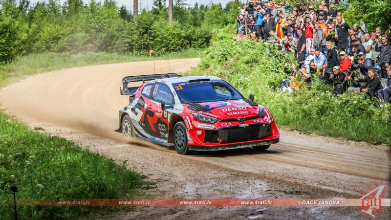 WRC līderis Evanss uzvar Igaunijas "Lõuna-Eesti" rallijā