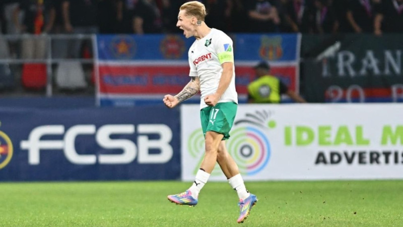 Sensācija Bukarestē: "Auda" mača beigās izrauj uzvaru pār spēcīgo FCSB
