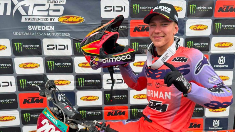 Video: Zviedrijā kronēts jaunais EMX125 motokrosa čempions