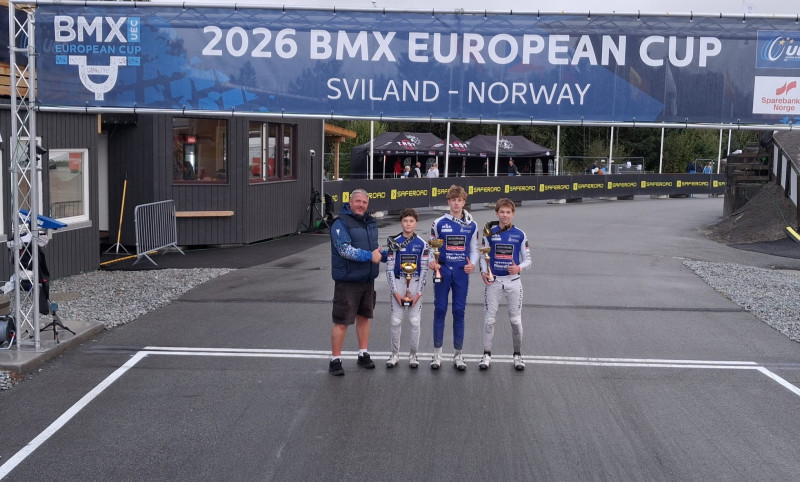 Zemītis un Turkins uzvar; Švalkovskis trešais UEC BMX EK 9. posmā