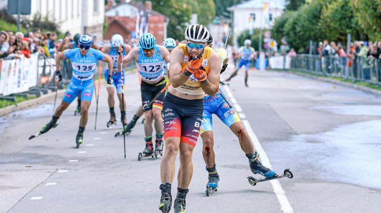 Madonietis Vīgants Madonā aizstāv pasaules čempiona titulu 20 kilometru rollerslēpošanā